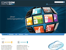 Tablet Screenshot of coastcom.de